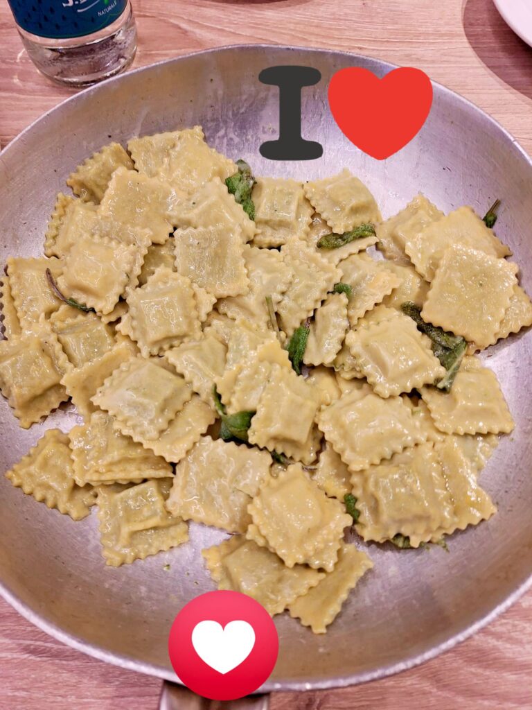 Agnolotti burro e salvia